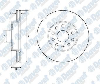 DELPHI BG4701C On Fren Aynasi Disk Golf Vii 13> Leon A3 13>16 Octavia 13>